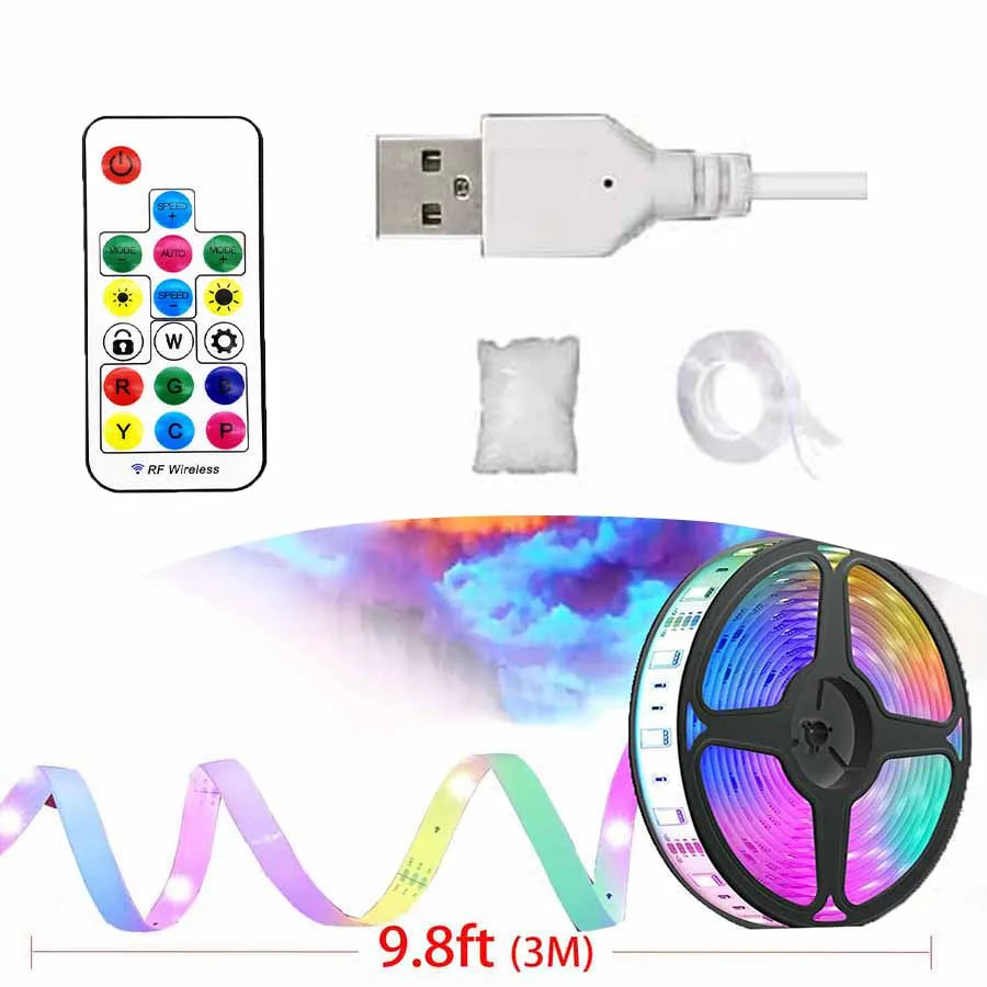 LED 3D Lightning Cloud Light Kit